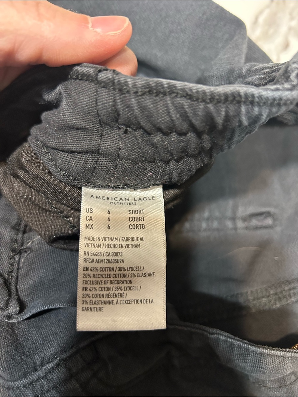 American Eagle Outfitters Black Women's Cargo Pants - Picture 8 of 9